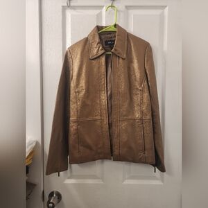 Women's jacket Style&Co,‎ genuine leather, size M